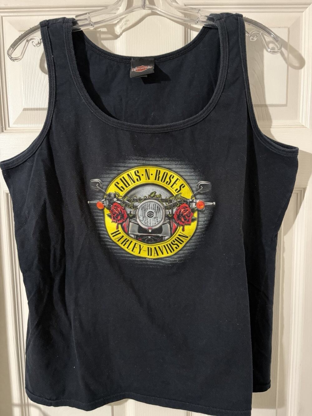 Guns N Roses Harley Davidson Tank Top Women’s Sz XL Sturgis, MI